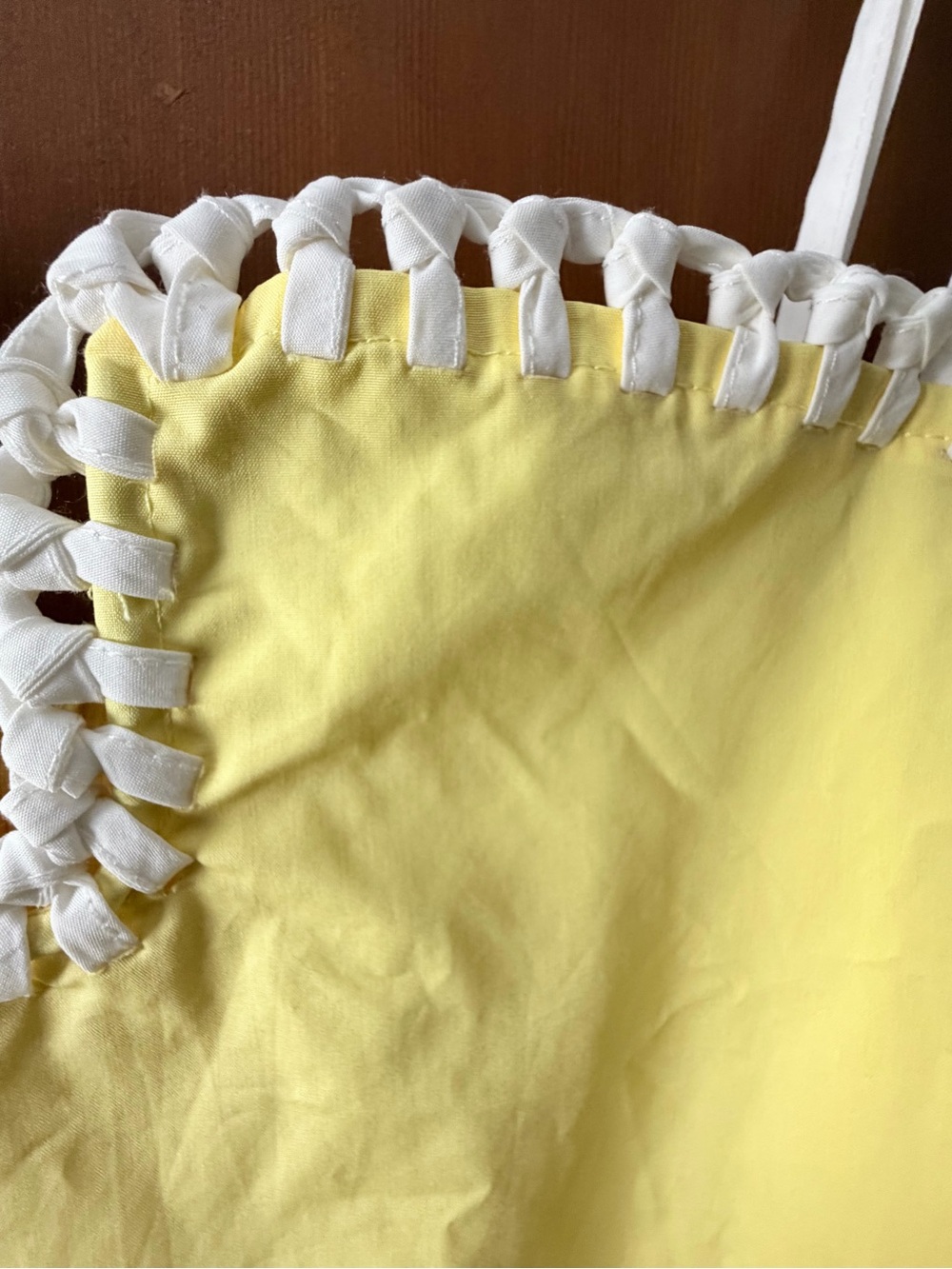 Day + Moon Lemon Yellow Milkmaid Mini Dress Coquette Cottagecore S - Picture 5 of 7